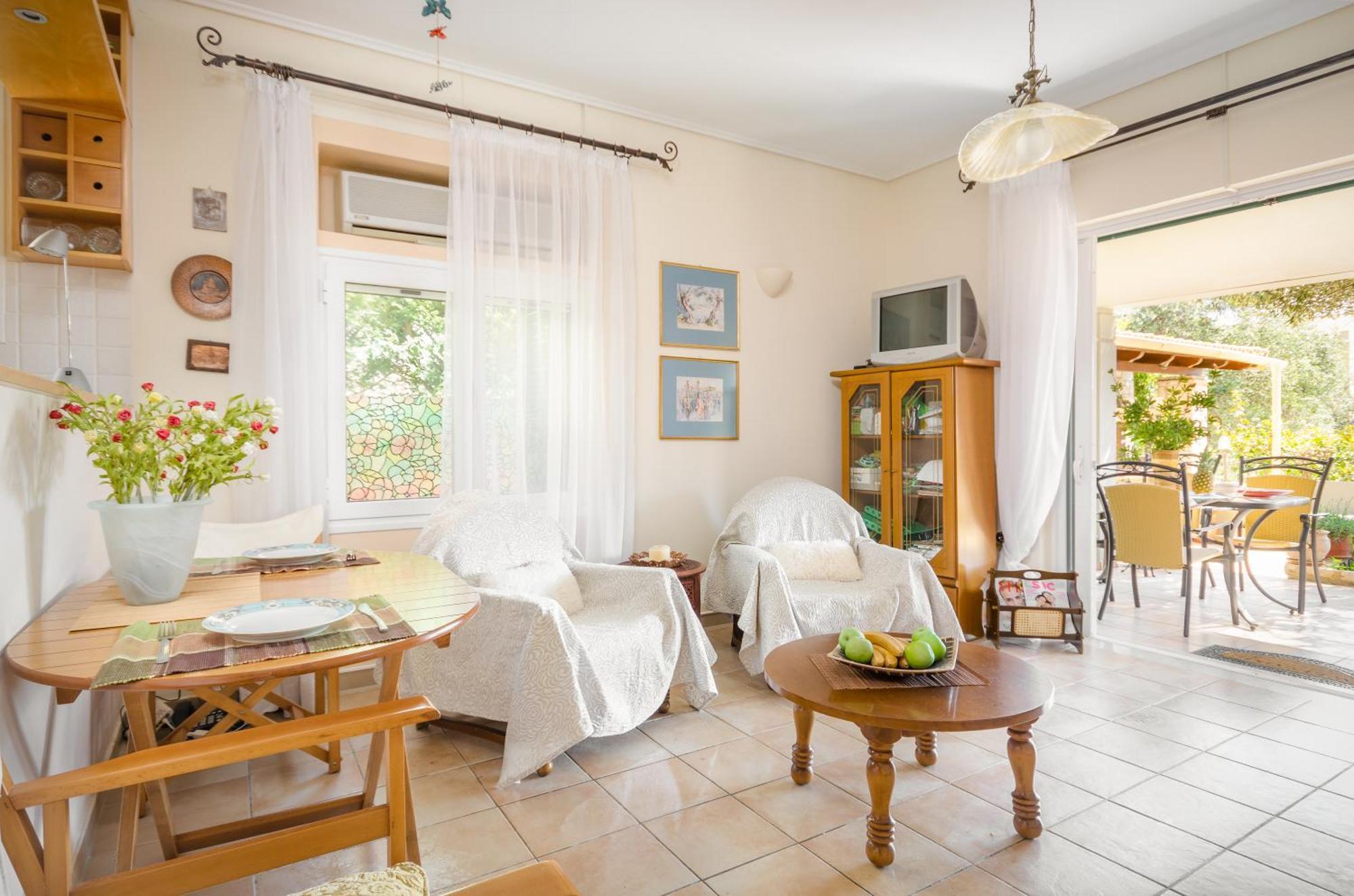 Villa Aliki Барбати Екстериор снимка